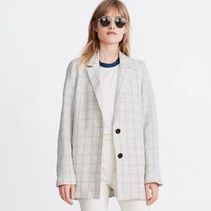 Madewell Plaid Blazer